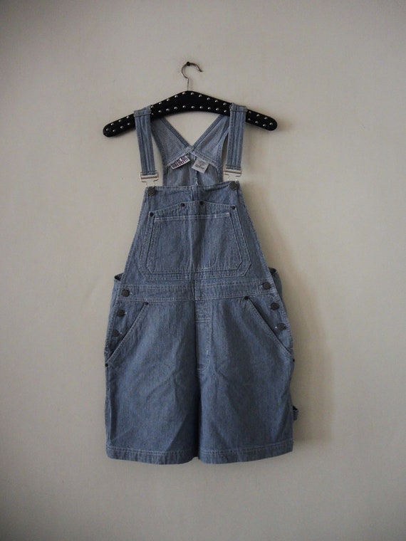 vintage dungaree shorts