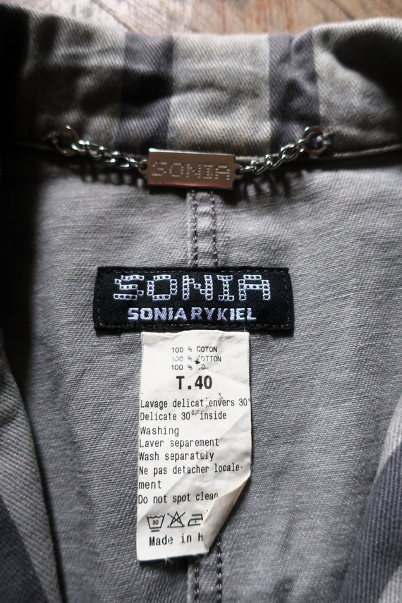 1990s Sonia Rykiel Pleated Jeans with Black Satin Waistband