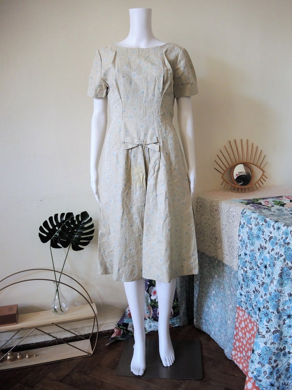 vintage midi tea dress