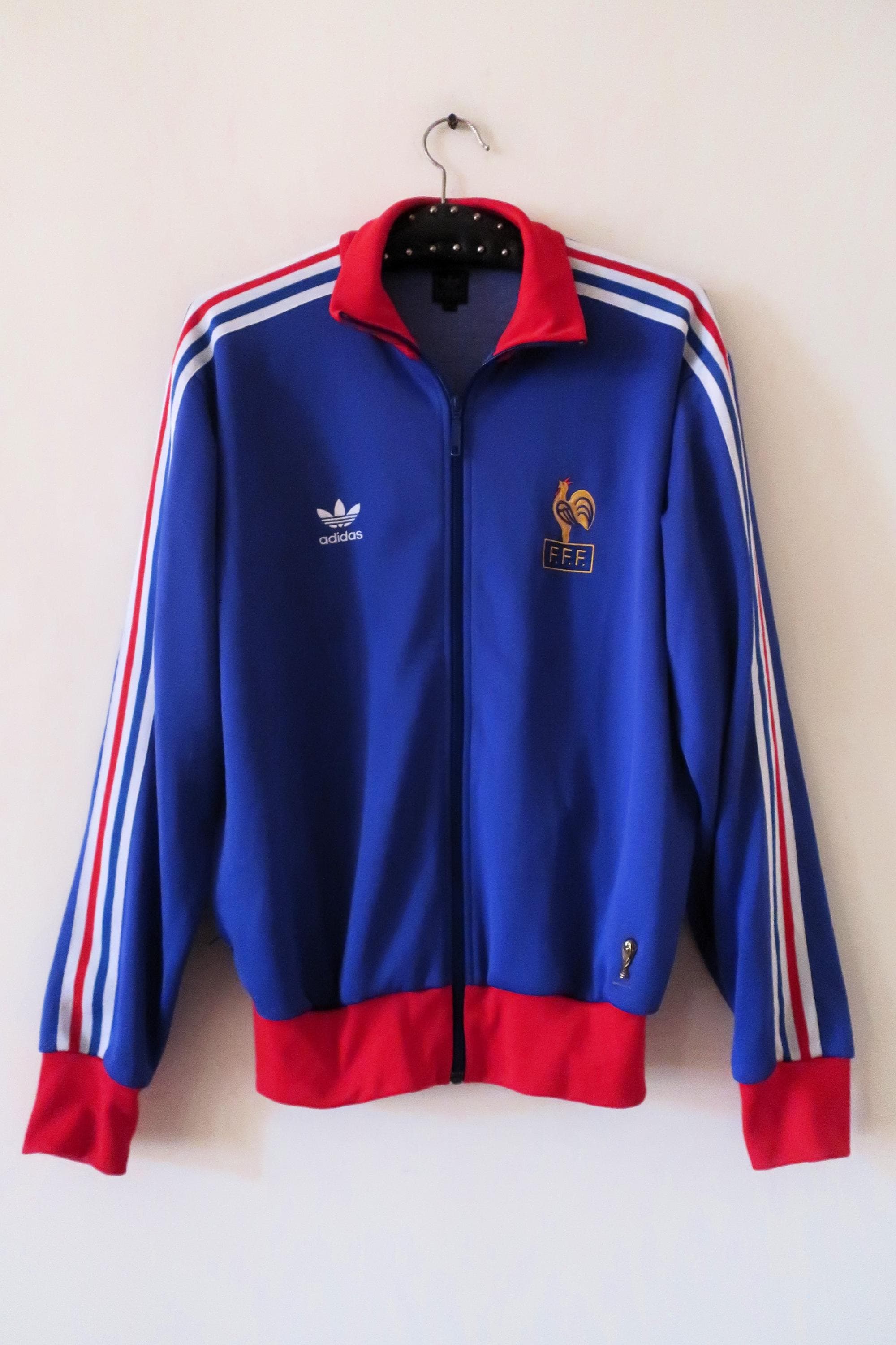 Vintage Adidas France Track Jacket FIFA World Cup | Trefoil Logo 