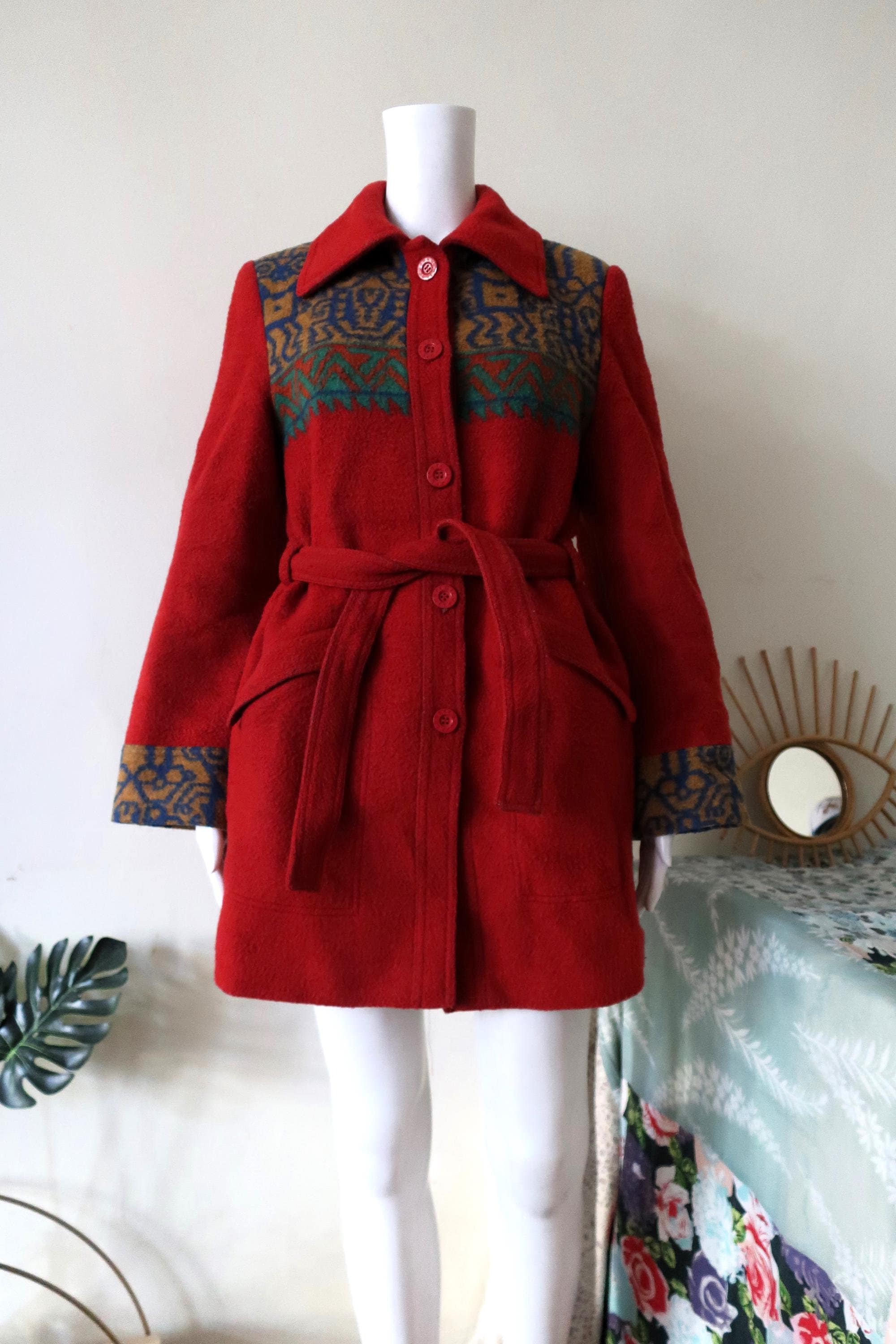 ドイツ製ヴィンテージ ギル・ブレット ショートウールコート