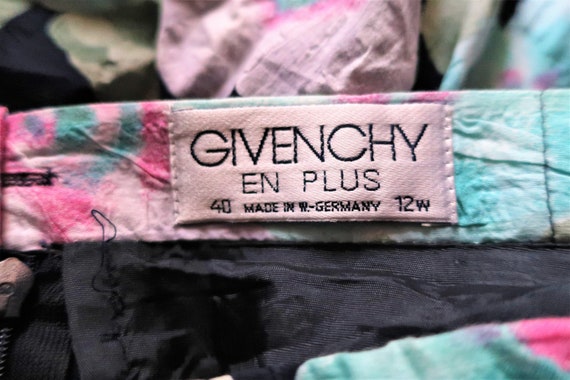 Vintage Givenchy En Plus cotton midi skirt with l… - image 10