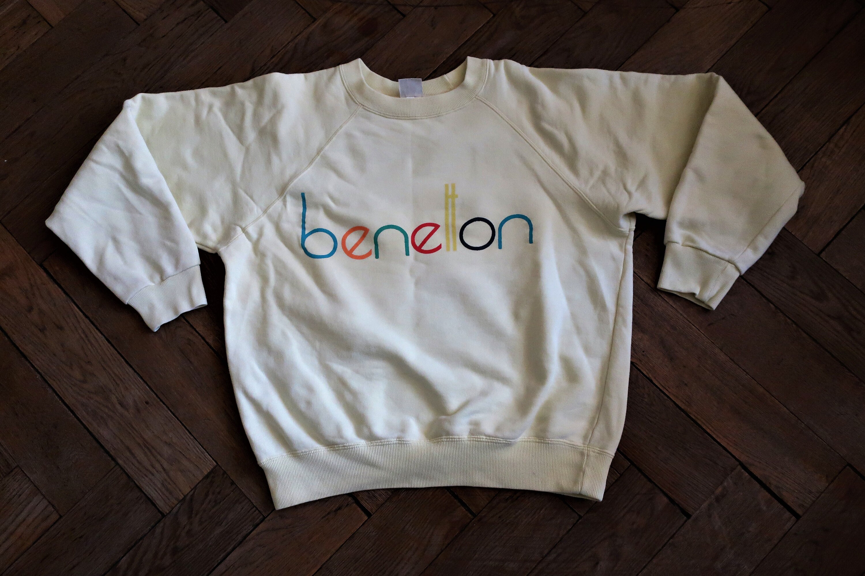 Vintage Pastel Yellow Benetton 