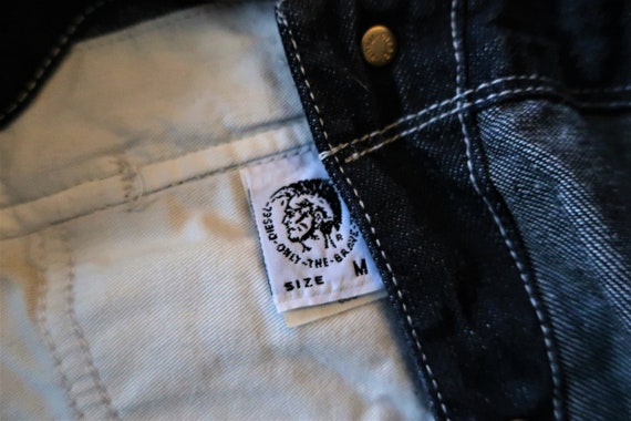 Vintage Diesel denim jeans dungaree work trousers… - image 8