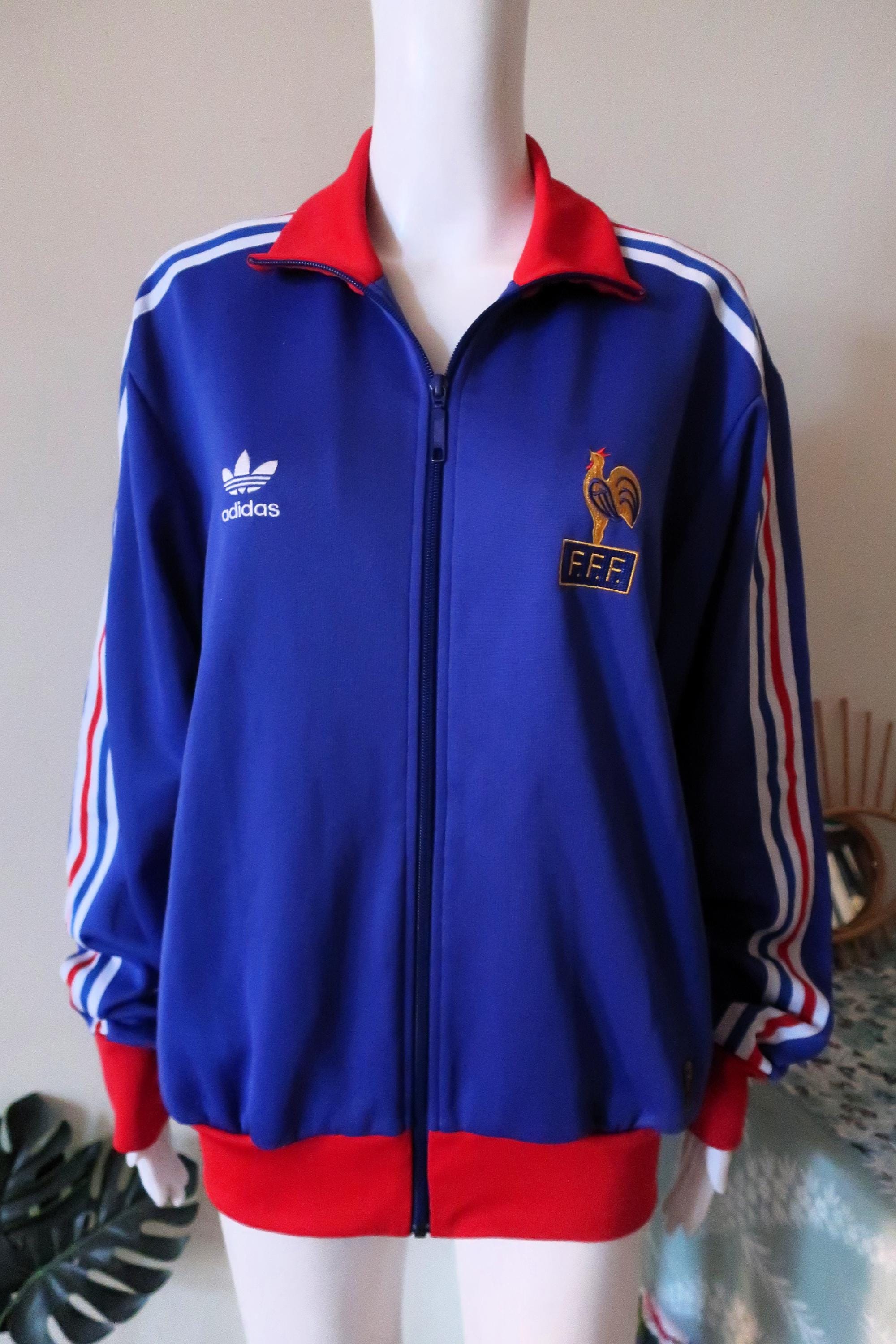 Vintage Adidas France Track Jacket FIFA World Cup | Trefoil Logo 