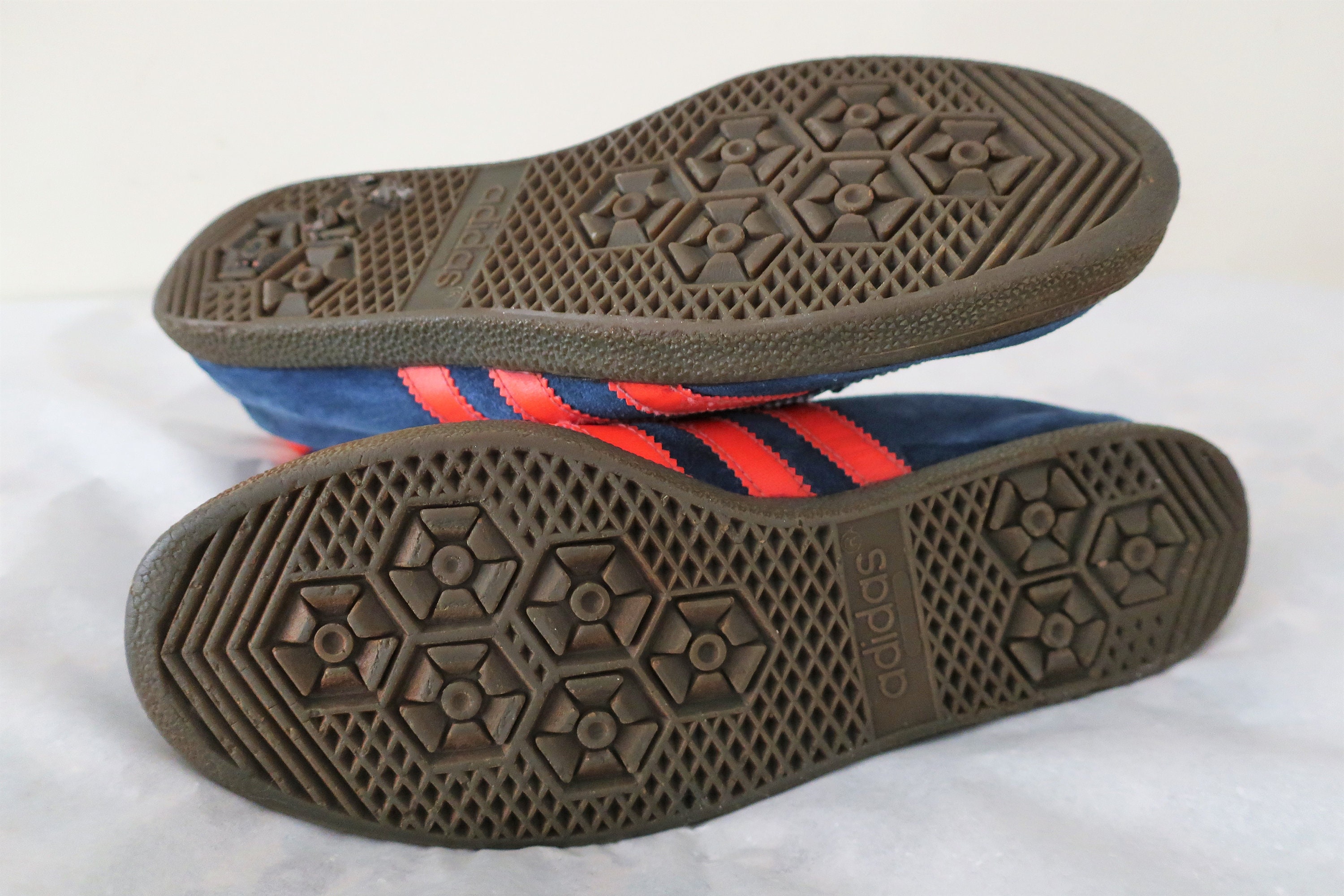 Buy Rare Vintage Dublin Adidas City Series Blue Suede Sneakers 