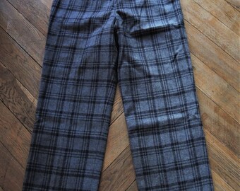 Vintage Pendleton Gray Virgin Wool Trousers Pants With Vintage Pendleton Gray Virgin Wool Trousers Pants With