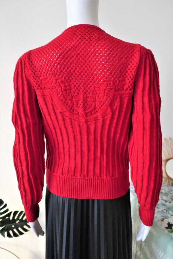 Vintage Kitz-Pichler Austrian trachten wool knit … - image 6