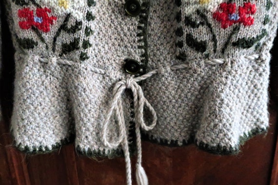 ヴィンテージハンドメイドバイエルントラクテンウールニット  