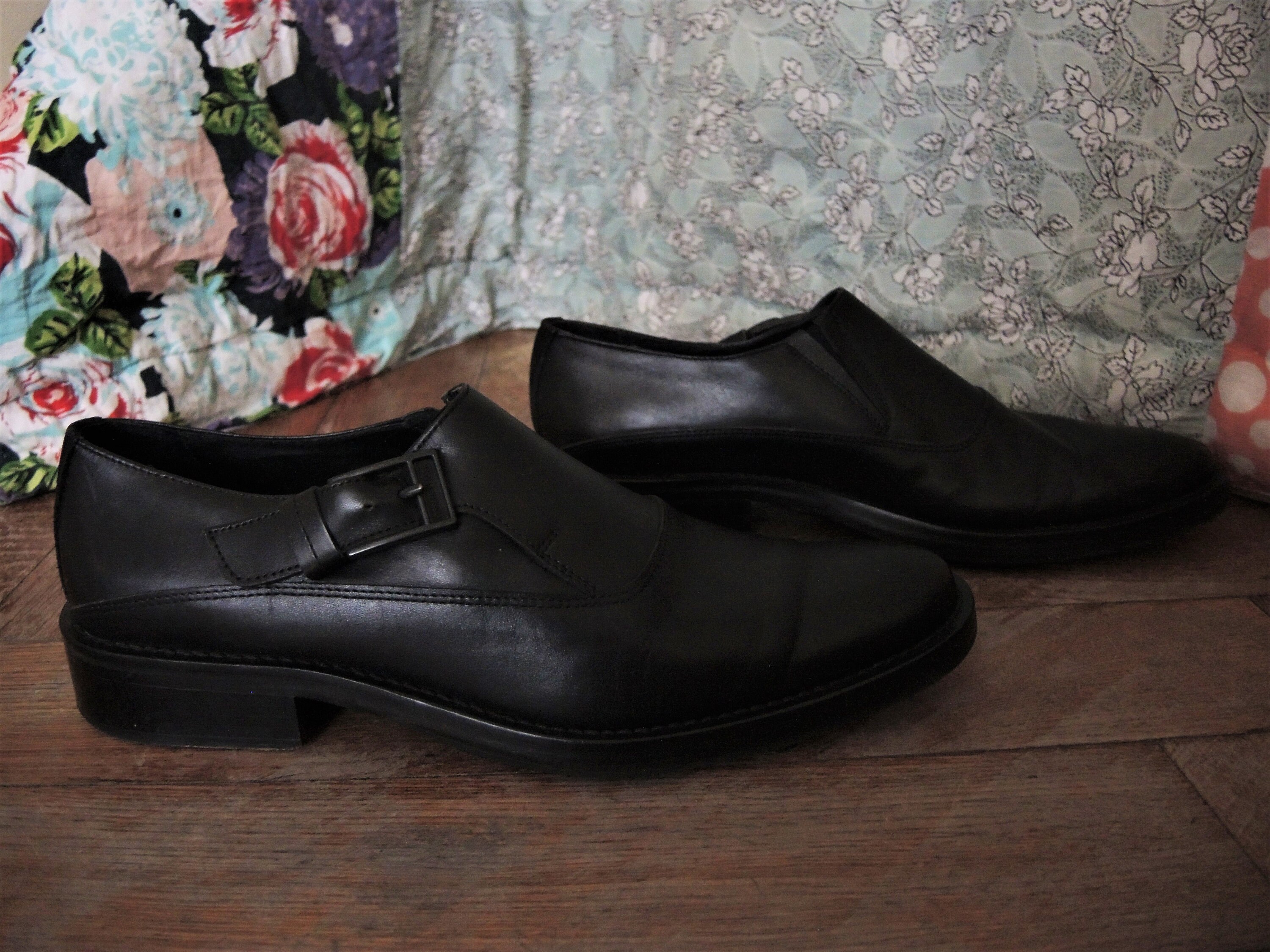 Vintage Versace Classic Men Dress Monk Leather Shoes 2000  display picture 1