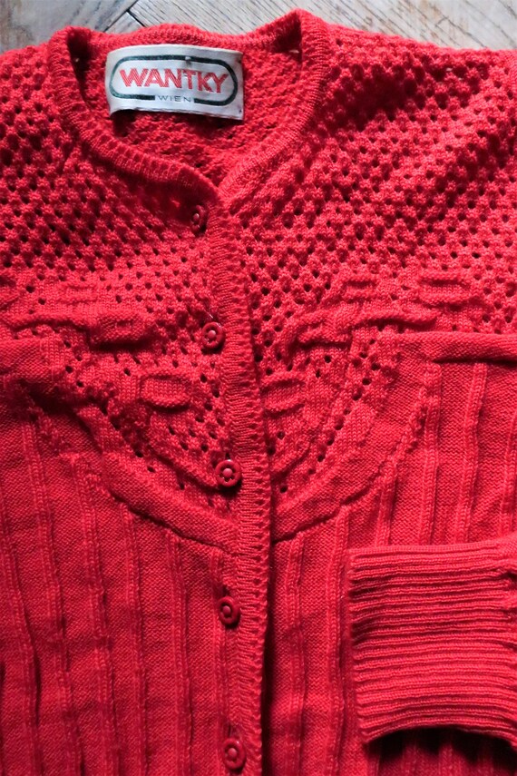 Vintage Kitz-Pichler Austrian trachten wool knit … - image 9