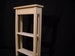 Unfinished 24' EXTRA NARROW Shaker Square Edge Style Console, Sofa Pine Table w/2 Shelves 