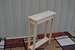 Unfinished 24' Narrow Shaker Square Edge Style Console, Sofa, Foyer, Pine Table w/Shelf 