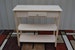 Unfinished Pine Tall Foyer Entry Table TV Stand Shaker Square Edge Style Console w/2 Shelves and a Drawer 