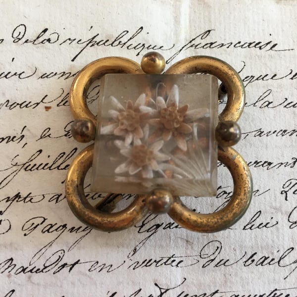 Jolie Broche Vintage, Modèle Unique (occasion, Bon état Général)