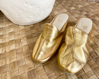 rose gold house slippers