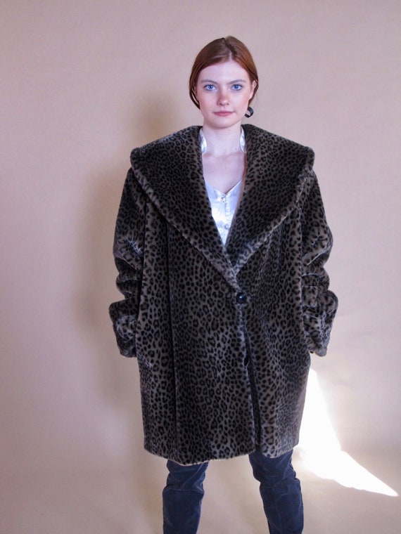 Leopard Tedddy Coat, faux fur coat, leopard coat,