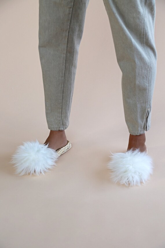 lamb fur slippers