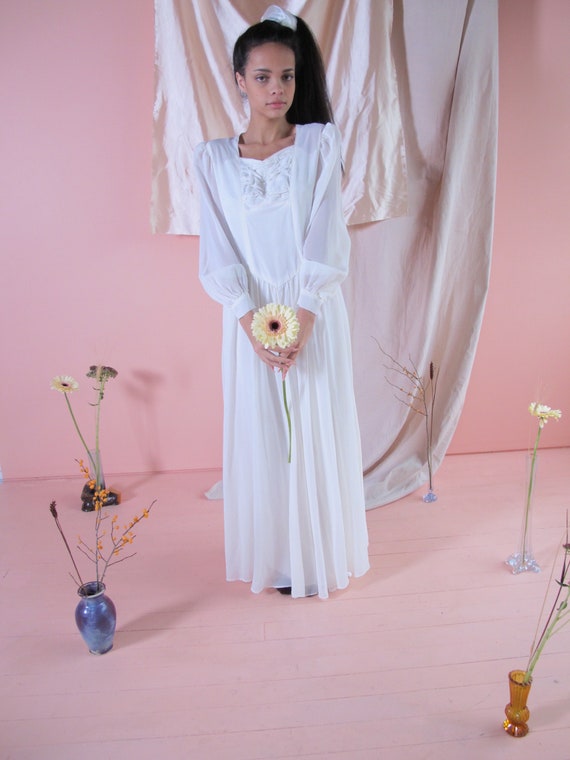 1930's Wedding Dress, vintage wedding dress, sheer