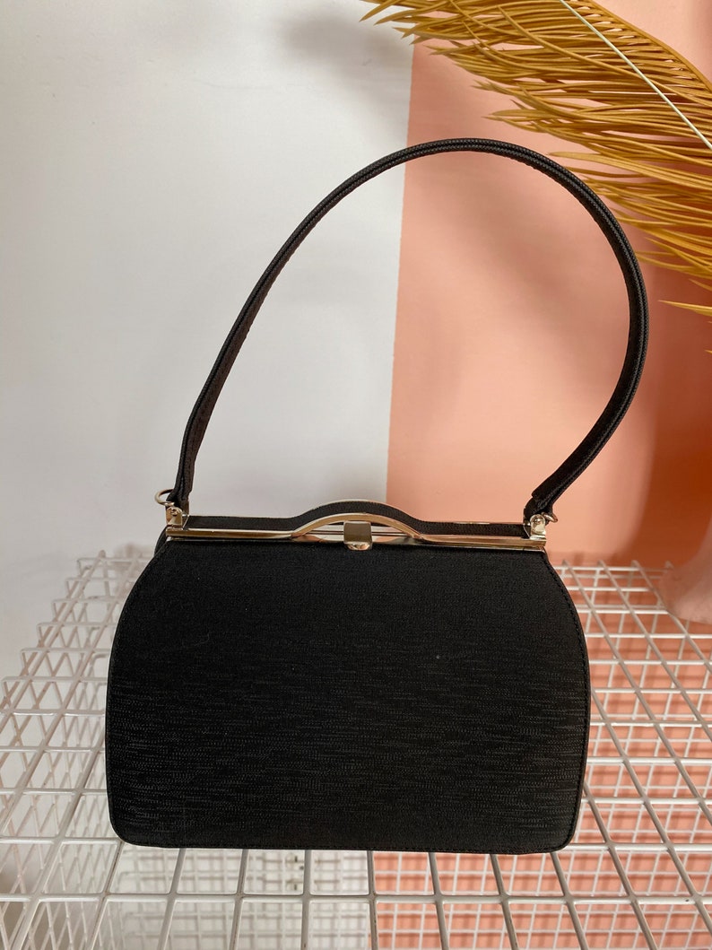 Mini Black Perisian Lady Bag by Farnell Paris black mini bag | Etsy