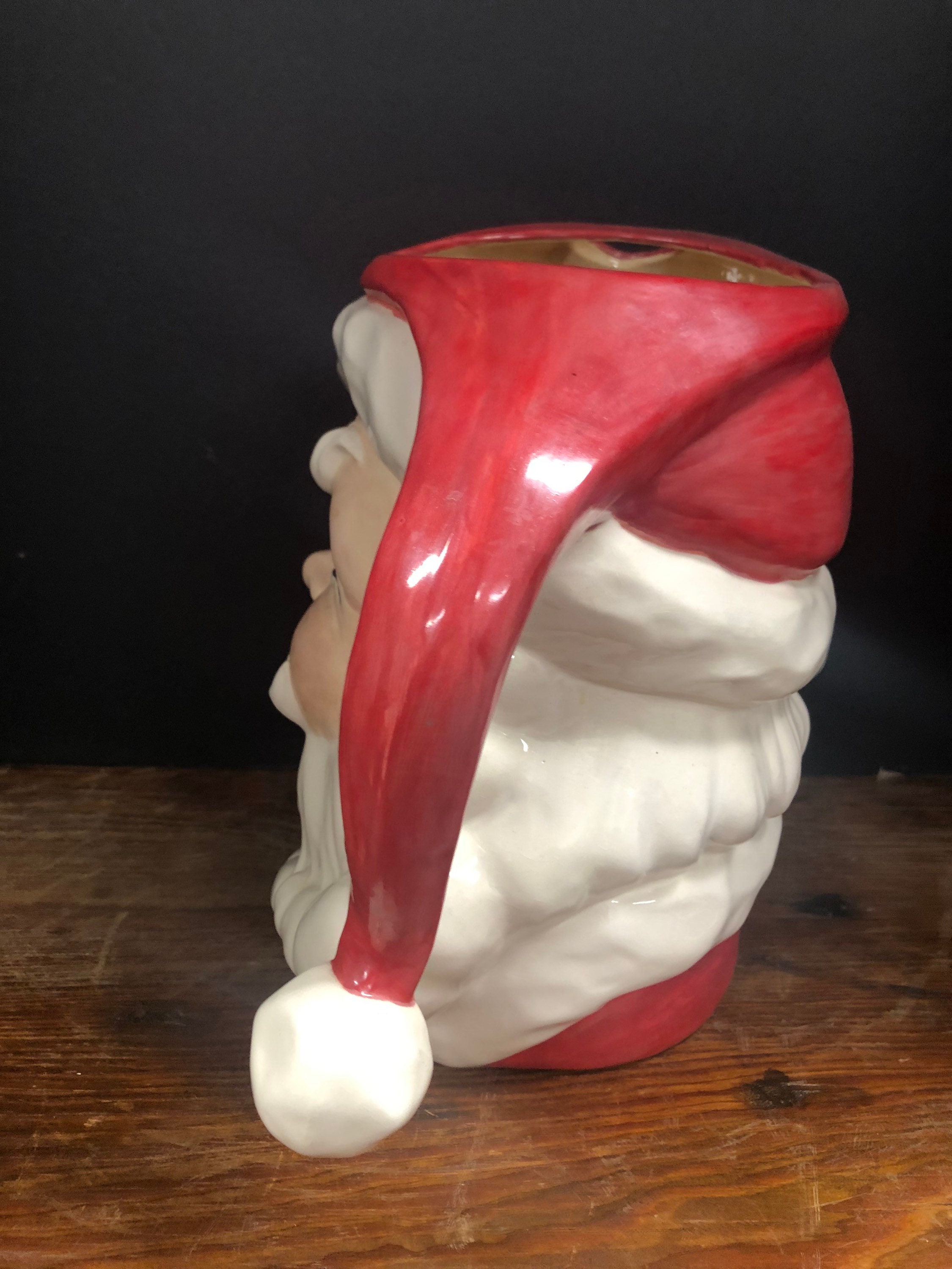 Vintage Santa Pitcher - Etsy