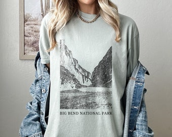 Big Bend Santa Elena Canyon Shirt: Texas Desert Camping Tee