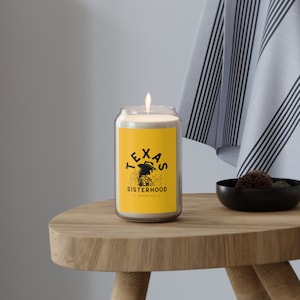 Empowering Texan Scented Soy Candle: Texas Sisterhood, Barbara Jordan, Ann Richards