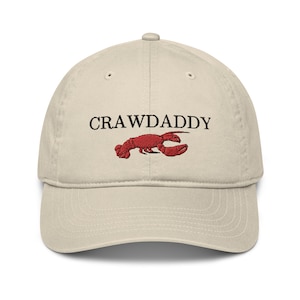 Crawdaddy geborduurde baseballpet - leuke, stijlvolle buitenhoed voor liefhebbers van Louisiana Crawfish