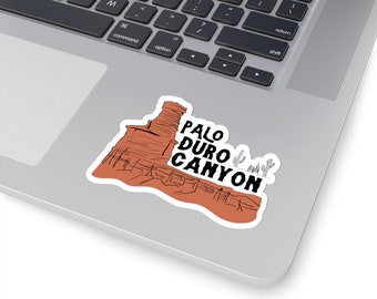 Palo Duro Canyon Sticker: Texan Wilderness Beauty - Laptop, Water Bottle, Journal