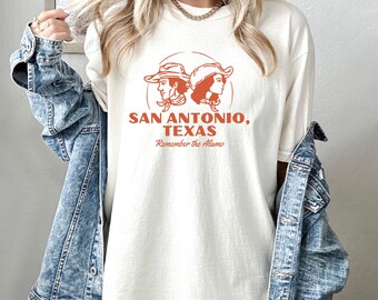 Maglietta San Antonio Texas: Ricorda la maglietta Alamo Comfort Colors
