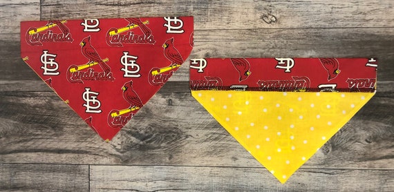 St Louis Cardinals Over-the-Collar Reversible Dog Bandana ~ Four