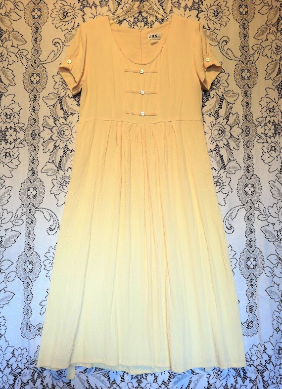 Lovely Vintage J.B.S. LTD Buttery Yellow Boho/Hipp