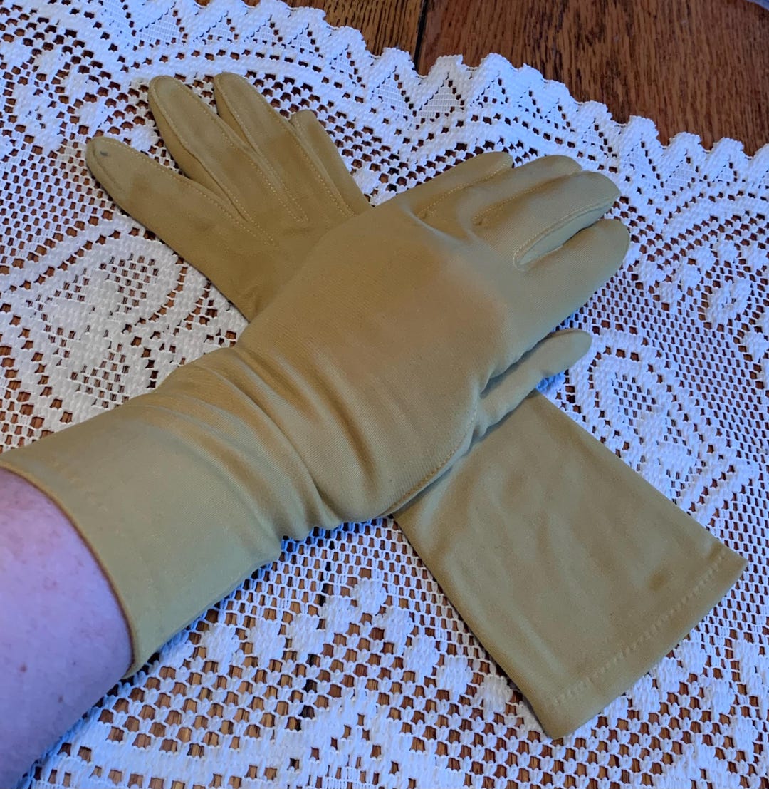 Vintage Cloth Gauntlet Length Gloves One Size Fits S-M Embraceable by ...