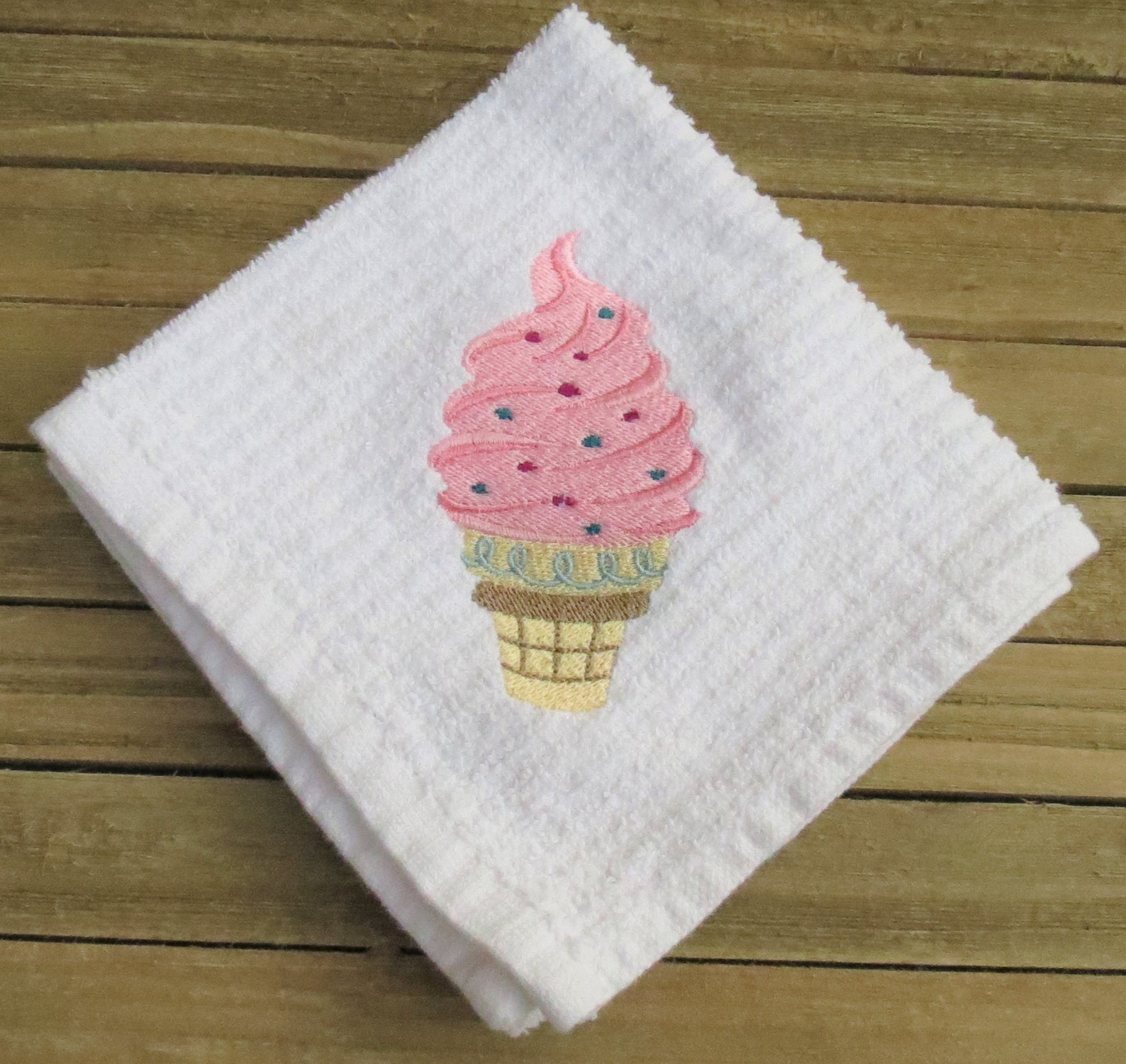 Dessert Napkins white dessert napkins Napkins with Ice Cream Etsy