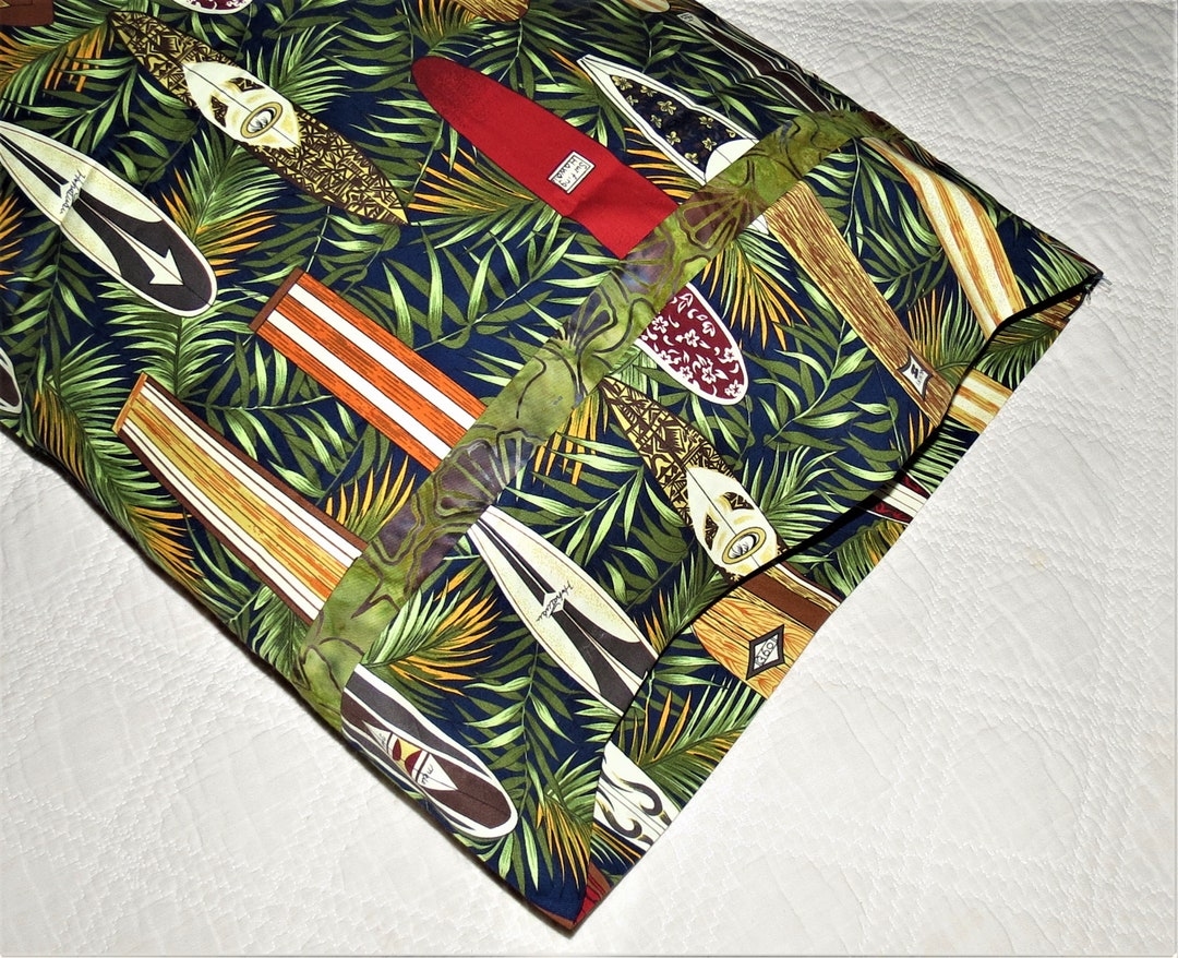 Surfboard Pillow Case Pillow Case for a Surfer Surfboard Etsy