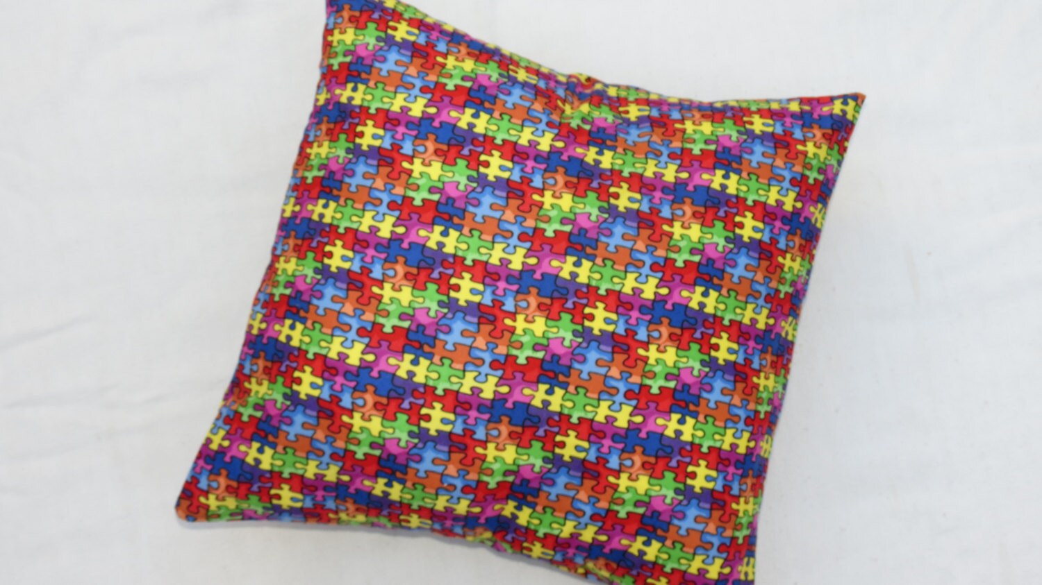 Autism Awareness Pillow Cover Pillow Cover Autism Fabric Etsy