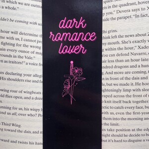 Dark Romance Lover - Doppelseitiges Lesezeichen