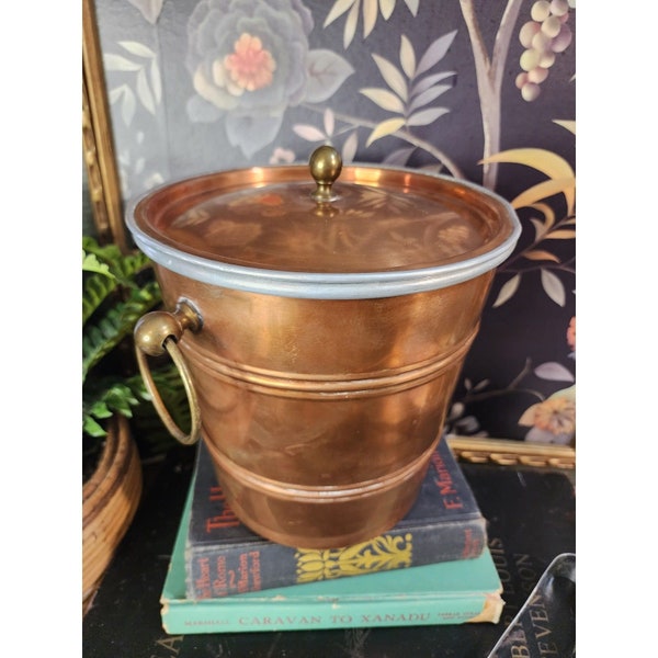 Vintage Copper Ice Bucket