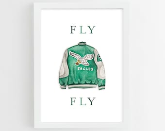 Philadelphia Eagles Fly Eagles Fly Print