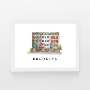 Brooklyn Brownstone Art Print