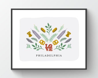 Philadelphia Icon Print