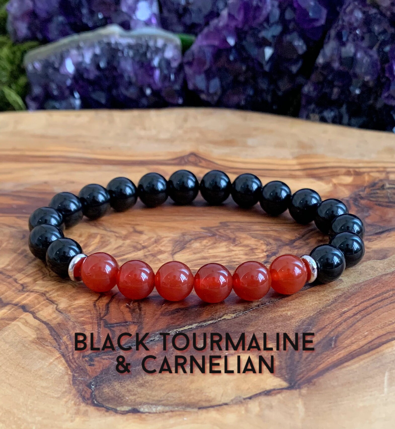 Black tourmaline and carnelian deals