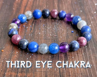 Third Eye Chakra Wrist Mala  //  Developing our Intution - Trusting Ourselves & Our Inner Knowing