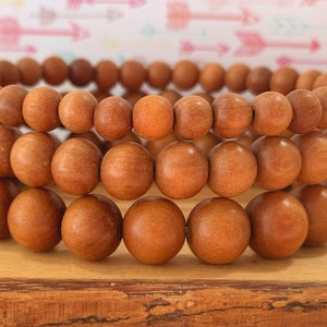 Sandalwood Wrist Mala //  Imported Directly from India - Deepening our Spiritual Practice