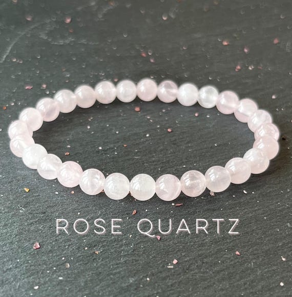 Rose Quartz Wrist Mala  // Opening the Heart Chakra - Self Compassion - Unconditional Love