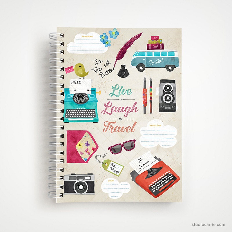 Couples Travel Gift, 1st Anniversary Gift, Traveller Notebook