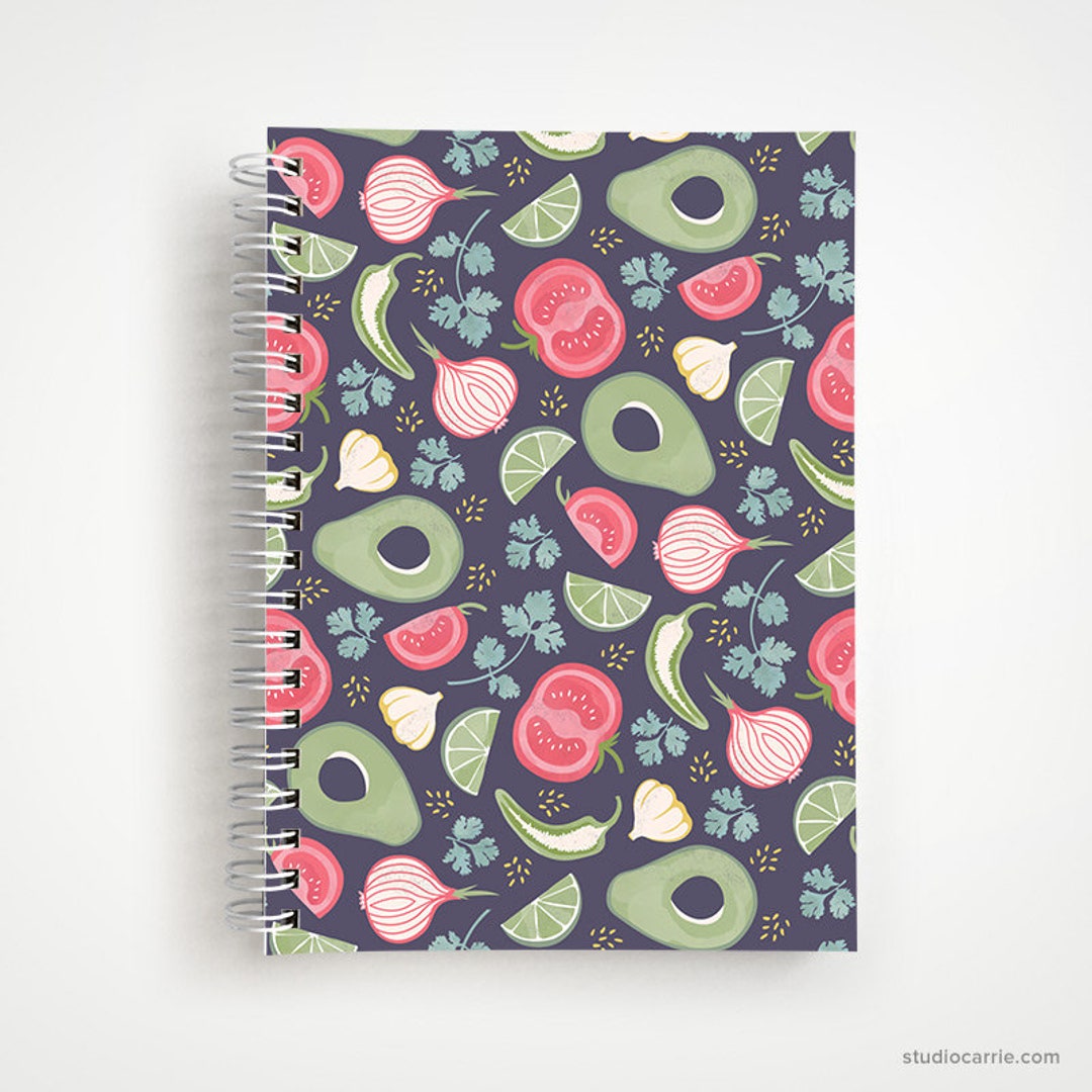 Avocado Notebook | Meal Planning Notebook | Food Journal Notebook ...