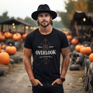 Overlook Hotel Comfy Black Colored Shirt // Funny Halloween Shirt // Unisex Halloween Shirt // The Shining Movie // Stephen King