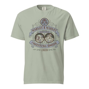 Marley & Marley Comfy Bay Green Colored Shirt // Funny Christmas Shirt // Muppets Christmas Carol // Unisex Christmas Shirt