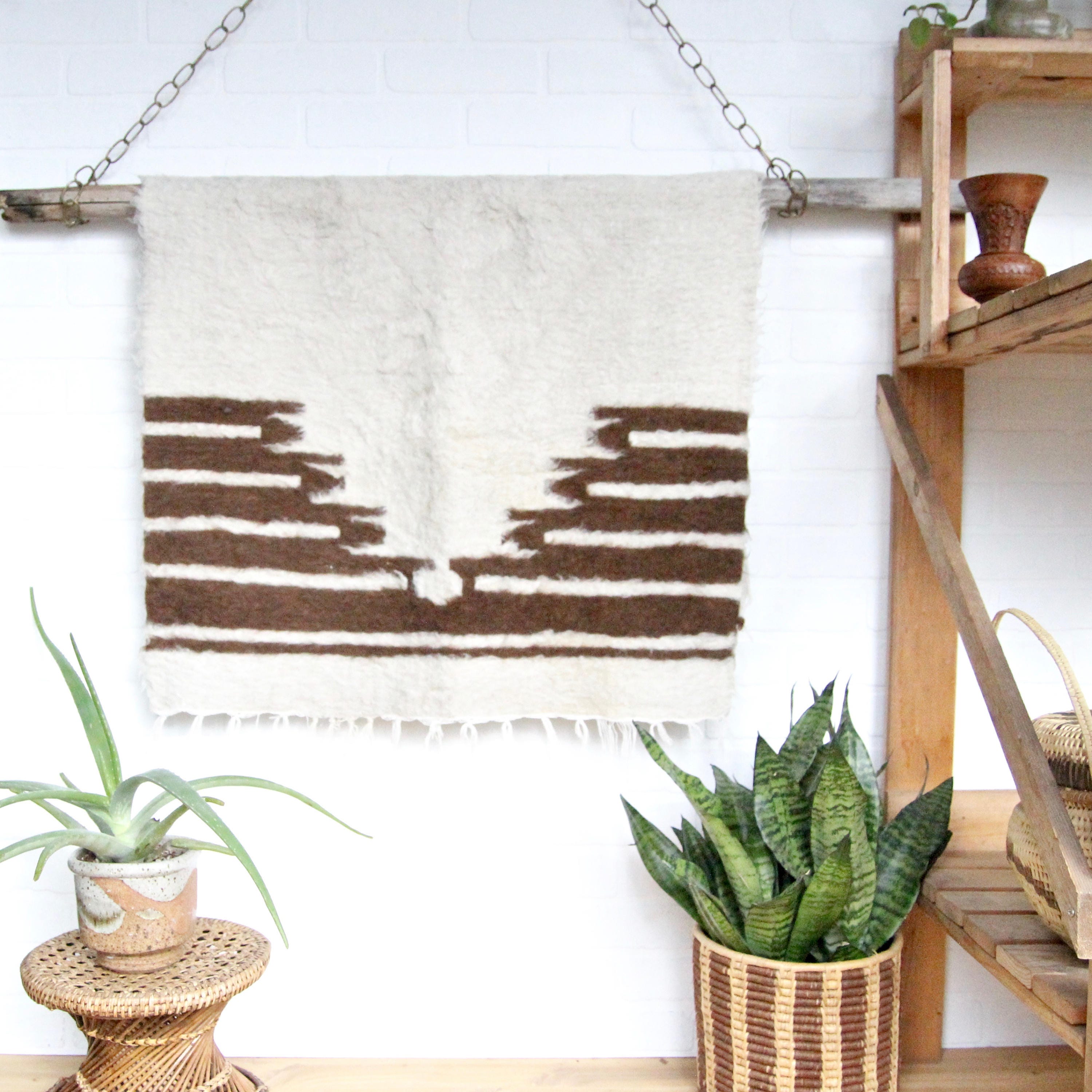 Antique Wool Turkish Rug / Wall Hanging / Bohemian Home Decor Etsy